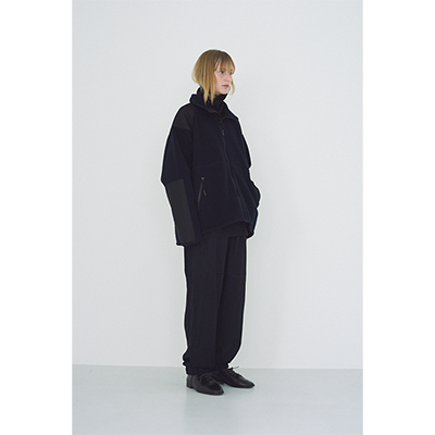 URU [ RAYON EASY PANTS ] D.NAVY