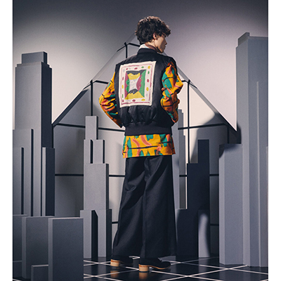 Sasquatchfabrix. [ FLARE SILHOUETTE SLACKS  ] BLACK
