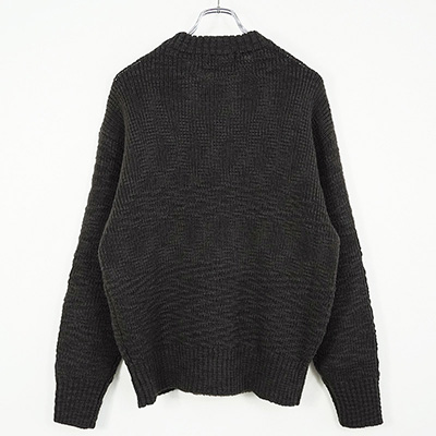 SUGARHILL [ LOW GAUGE KNIT SWEATER ] CHARCOAL BLACK