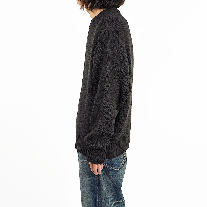 SUGARHILL [ LOW GAUGE KNIT SWEATER ] CHARCOAL BLACK | ロイド・エフ