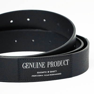 ESSAY [ LONG LEATHER BELT (A-4) ] BLACK