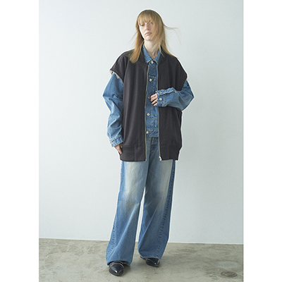 URU [ PAINTER PANTS TYPE B ] L.INDIGO