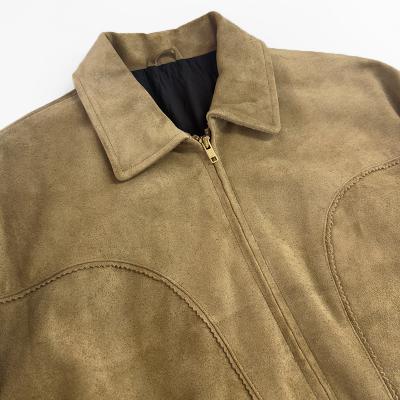 UNUSED [ US2516 (Suede jacket) ] BEIGE