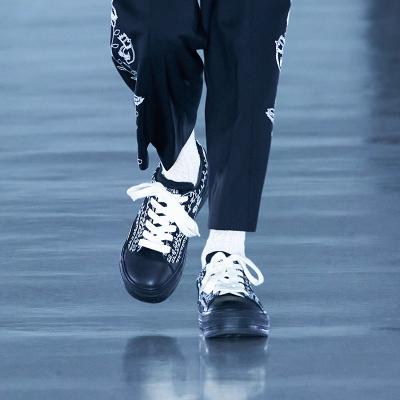 SHINYAKOZUKA [ PICTURESQUE ANTIQUE SNEAKER WITH CONVERSE ] DAWN BLACK