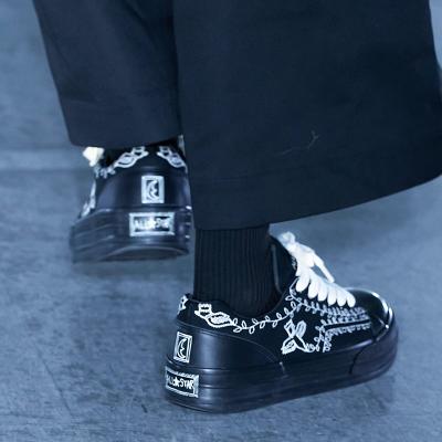 SHINYAKOZUKA [ PICTURESQUE ANTIQUE SNEAKER WITH CONVERSE ] DAWN BLACK