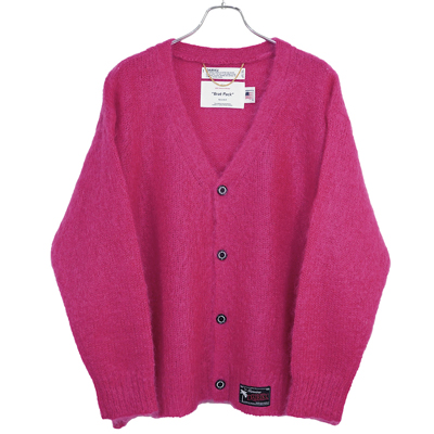 dairiku Molly Mohair Knit Cardigan ブルー