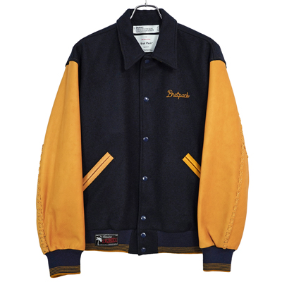 DAIRIKU [ "Andrew" Stadium Jacket ] Navy