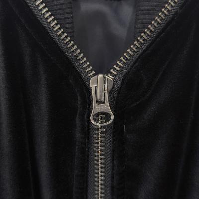 ESSAY [ MA-1 RISING ZIP JACKET (J-1) ] BLACK VELVET