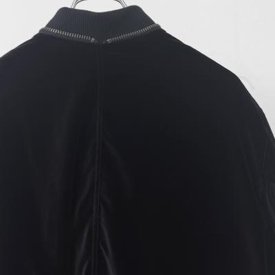 ESSAY [ MA-1 RISING ZIP JACKET (J-1) ] BLACK VELVET