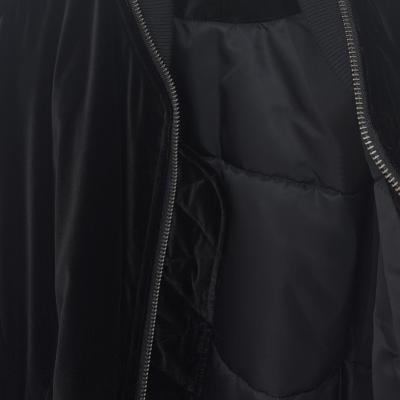 ESSAY [ MA-1 RISING ZIP JACKET (J-1) ] BLACK VELVET