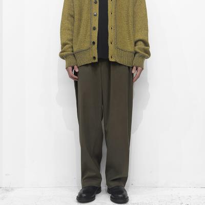 ESSAY [ GATHER EASY SLACKS (P-1) ] MOS GREEN