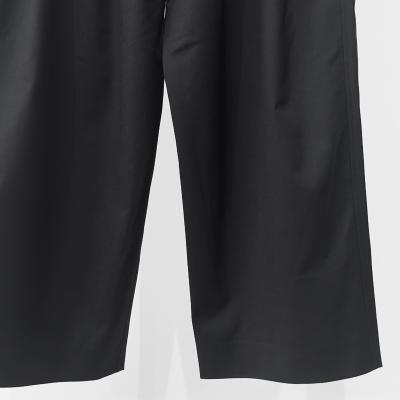 ESSAY [ WIDE TUCK DRAPE SLACKS (P-3) ] BLACK