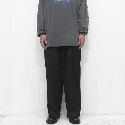ESSAY [ WIDE TUCK DRAPE SLACKS (P-3) ] BLACK