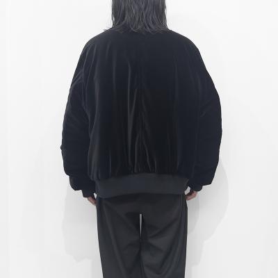 ESSAY [ MA-1 RISING ZIP JACKET (J-1) ] BLACK VELVET