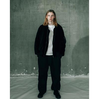 ESSAY [ MA-1 RISING ZIP JACKET (J-1) ] BLACK VELVET