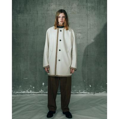 ESSAY [ GATHER EASY SLACKS (P-1) ] MOS GREEN