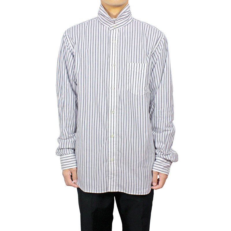 UNUSED [ US1882 (stripe shirt) ] GRAY STRIPE ロイド・エフダブリュー (LLOYD FW)