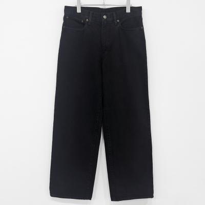UNUSED [ UW1180 (14oz Denim buggy pants) ] BLACK