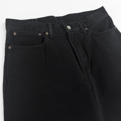 UNUSED [ UW1180 (14oz Denim buggy pants) ] BLACK