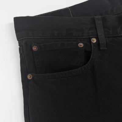 UNUSED [ UW1180 (14oz Denim buggy pants) ] BLACK