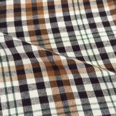 UNUSED [ US2524 (Rayon check shirt) ] BEIGE×BROWN