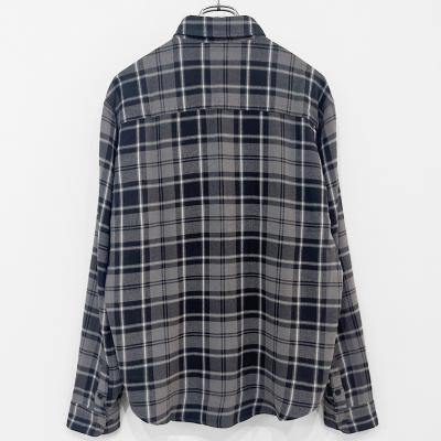 UNUSED [ US2524 (Rayon check shirt) ] GRAY×DARK GREEN