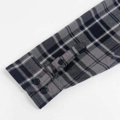 UNUSED [ US2524 (Rayon check shirt) ] GRAY×DARK GREEN