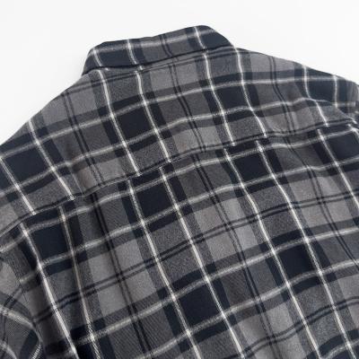 UNUSED [ US2524 (Rayon check shirt) ] GRAY×DARK GREEN