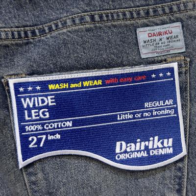 DAIRIKU [ Super Damage Wide Denim Pants ] Indigo