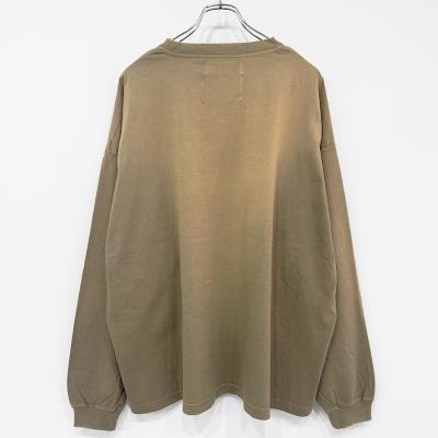 DAIRIKU [ "WHERE" Vintage Theme Tee ] Vintage Khaki