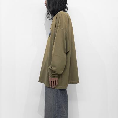 DAIRIKU [ "WHERE" Vintage Theme Tee ] Vintage Khaki