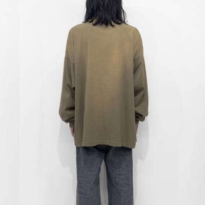 DAIRIKU [ "WHERE" Vintage Theme Tee ] Vintage Khaki