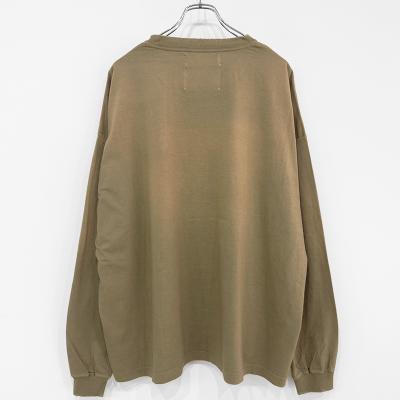 DAIRIKU [ "WHO" Vintage Theme Tee ] Vintage Khaki