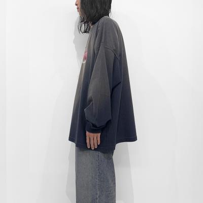 DAIRIKU [ "WHO" Vintage Theme Tee ] Vintage Navy