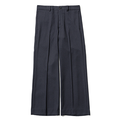 Sasquatchfabrix. [ SEMI FLARE SILHOUETTE SLACKS  ] NAVY