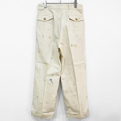 refomed [ FORMAN DUCK TROUSERS "PAINT" ] OFF