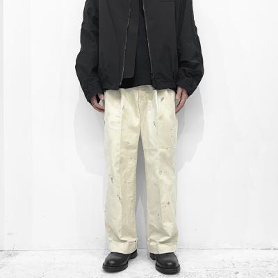 refomed [ FORMAN DUCK TROUSERS "PAINT" ] OFF