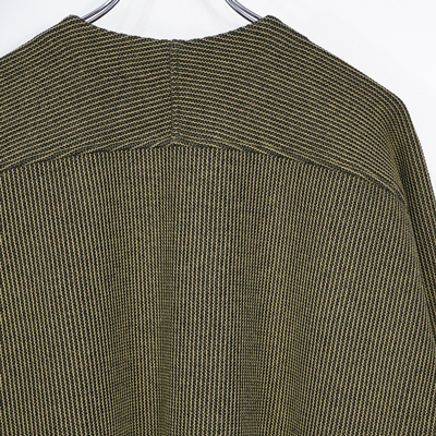 YANTOR [ 12G Cotton Knit Pullover ] CAMEL