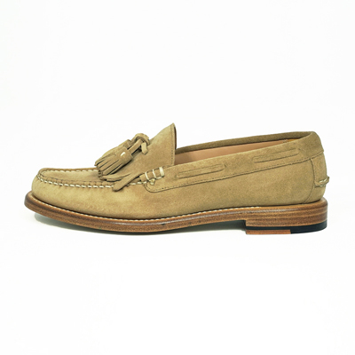 UNUSED [ UH0567 (Quilt tassel loafer) ] BEIGE