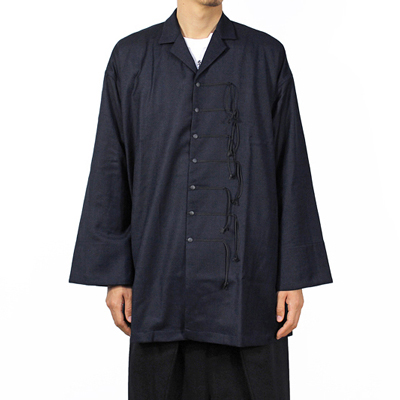 Sasquatchfabrix. [ "KUNG FU" BIG SHIRT ] NAVY