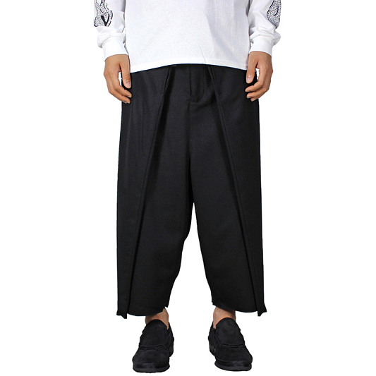 Sasquatchfabrix. [ HAKAMA RAP PANTS ] BLACK | ロイド・エフ 