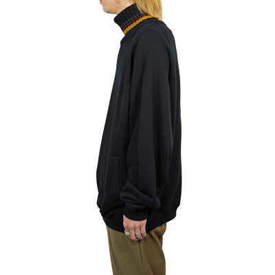 Sasquatchfabrix. [ TALISMAN TURTLE NECK SWEATSHIRT ] BLACK