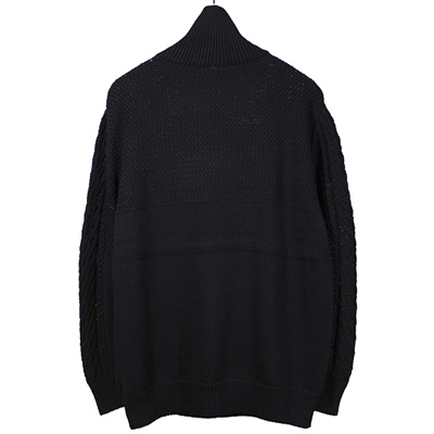 YANTOR [ Cotton Turtle Knit ] BLACK