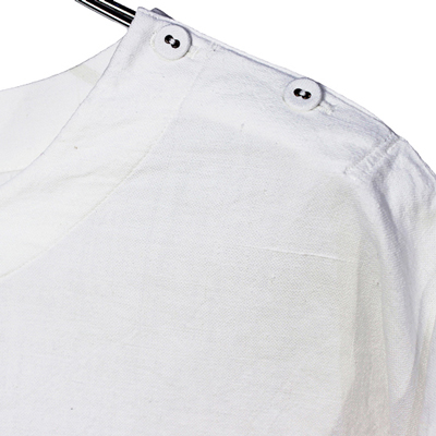 YANTOR [Khadi Cotton Doctor Pullover Shirts] WHITE
