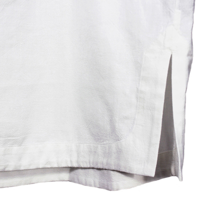 YANTOR [Khadi Cotton Doctor Pullover Shirts] WHITE