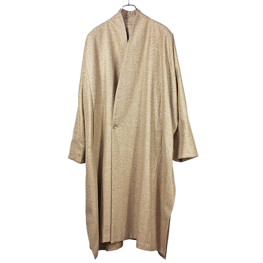 YANTOR [ Tweed Wool Slit Coat ] BEG | ロイド・エフダブリュー 