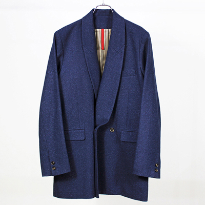 YANTOR [ Boucle Milled Wool Jacket  ] NAVY