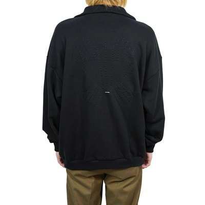 Sasquatchfabrix. [ TALISMAN HALF ZIP SWEATSHIRT ] BLACK