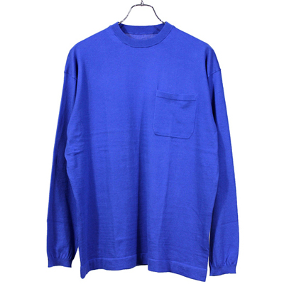 crepuscule [ knit tee L/S ] Blue