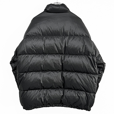 DAIRIKU [ Check Nylon Reversible Down Jacket ] Black